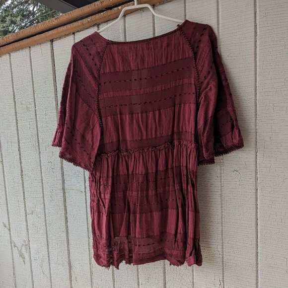 Sedona Short Set - Cotton Linen Like Boho Top (Top Only) - Picture 9 of 9